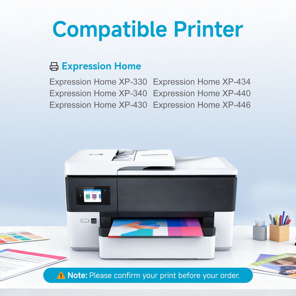 288XL Ink cartridge Compatible for Epson 288 Ink Cartridges Combo Pack Works with XP-440 XP-430 XP-446 XP-330 XP-340 XP-434 Printers (1 Black, 1 Cyan, 1 Magenta, 1 Yellow)